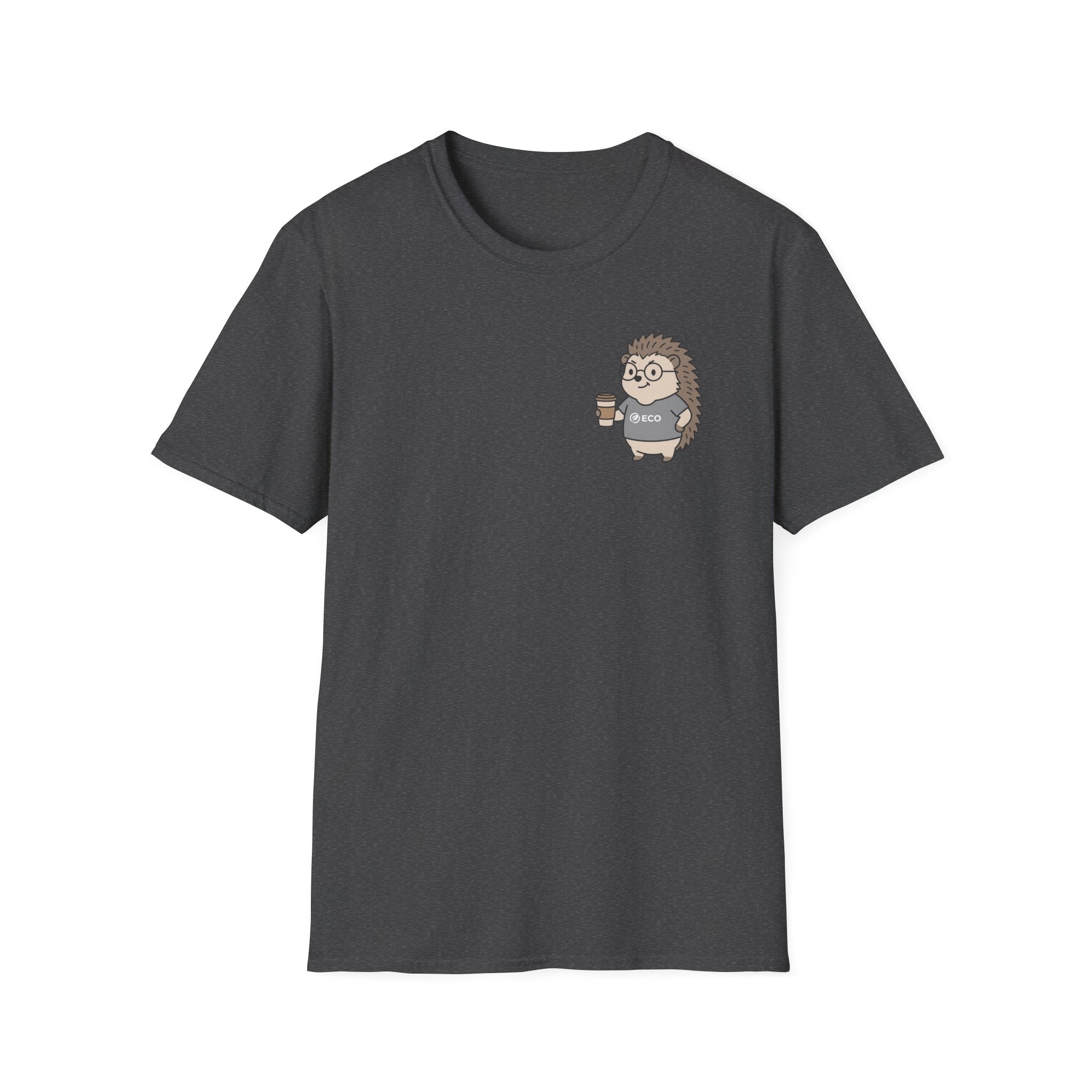 Hedgehog Coffee T-Shirt — Cute Coffee Lover Graphic Tee