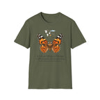 T-shirt illustré avec papillon