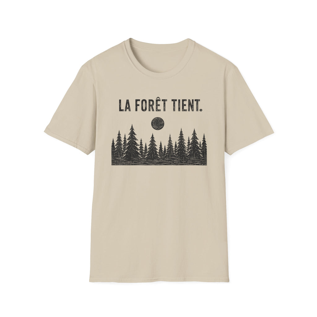 T-shirt « La forêt tient » — T-shirt graphique sur le thème des bois