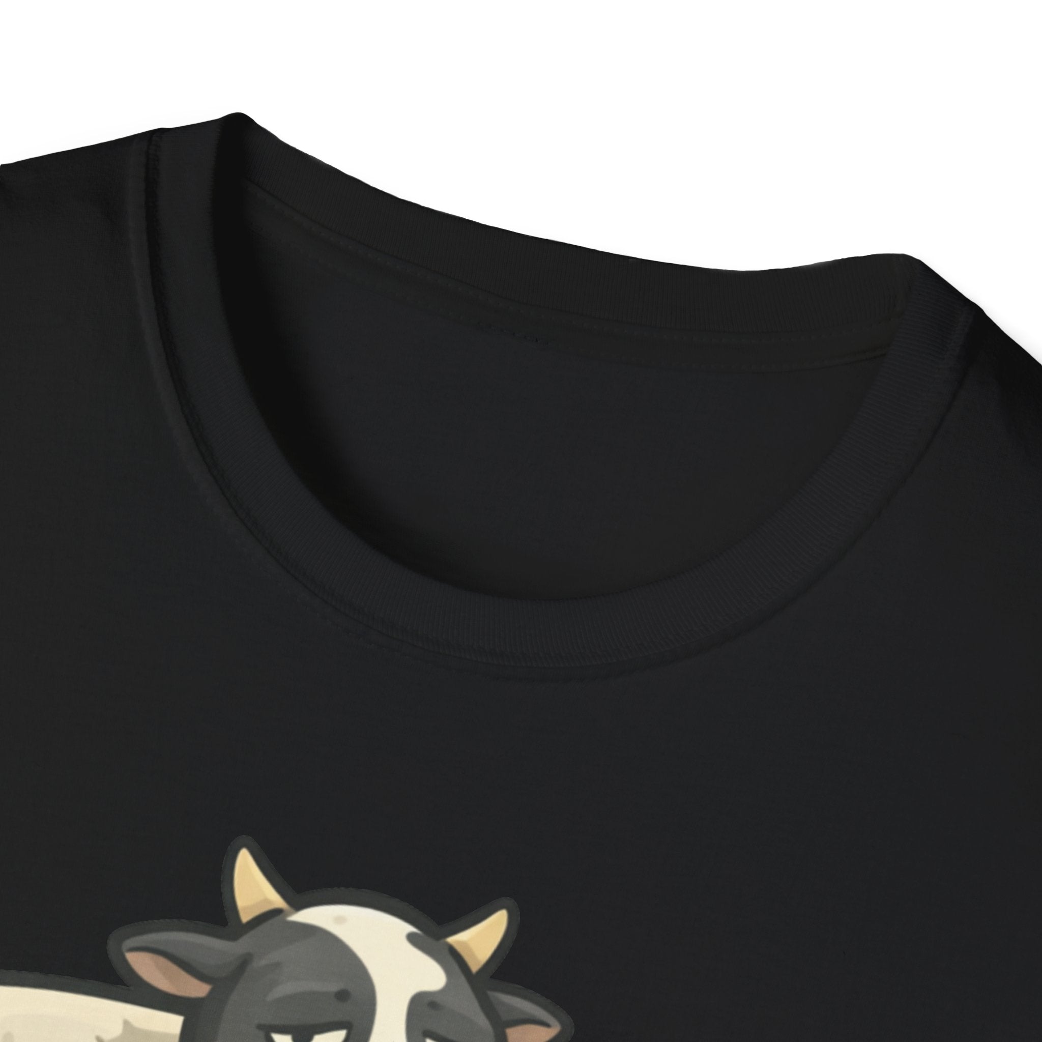Cow Lounge T-Shirt — Cute Relaxing Cow Illustration with “De rien” Text