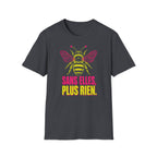 T-shirt graphique Abeille — « Sans elles, plus rien. » — T-shirt féministe en hommage aux pollinisatrices