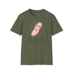 T-shirt avec adorable illustration de paramécie — T-shirt kawaii sur le thème de la biologie