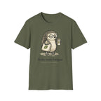 Eco Hedgehog T‑Shirt — "Écolo mais fatigué" Cute Eco-Friendly Graphic Tee