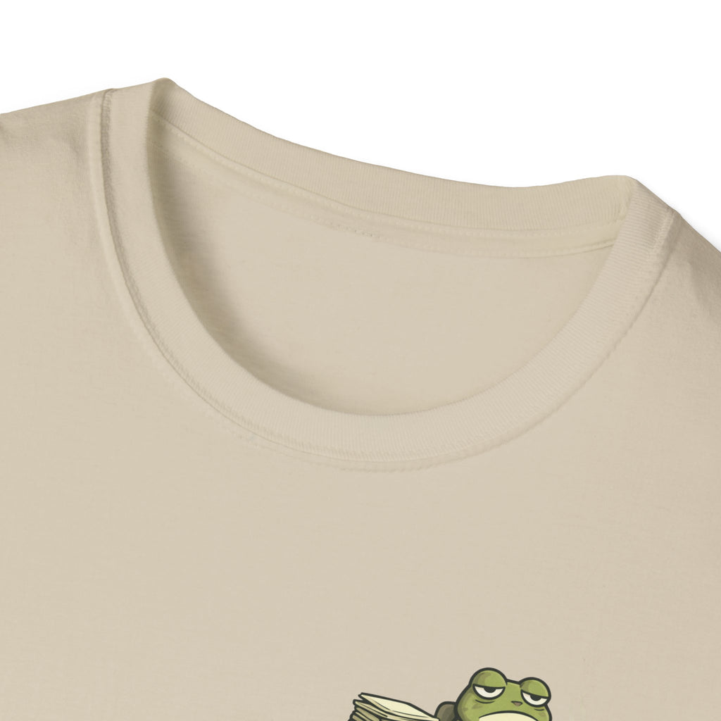 T-Shirt — Cute Frog at Desk "I'm Sorry, I'm Distracted" Graphic Tee