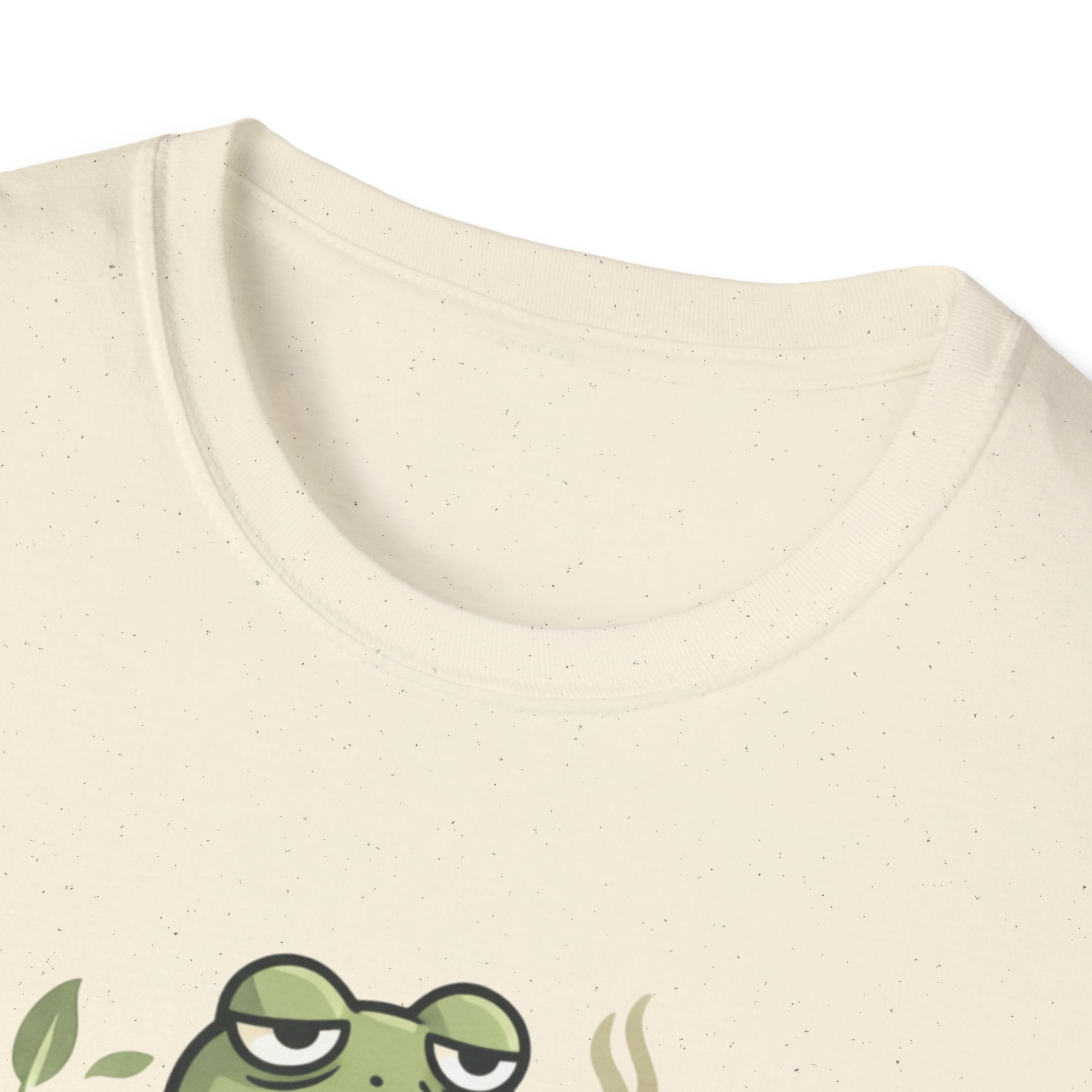 Frog Composting T-Shirt – "J'essaie de composter mes problèmes" French Eco Humor Tee
