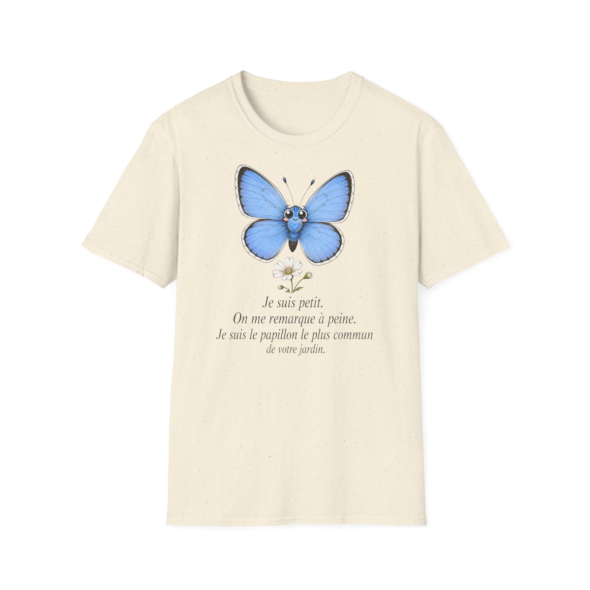 T-shirt papillon bleu