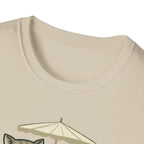 Lazy Cat Café T‑Shirt – 'J'avais raison mais j'ai la flemme' French Cat Graphic Tee