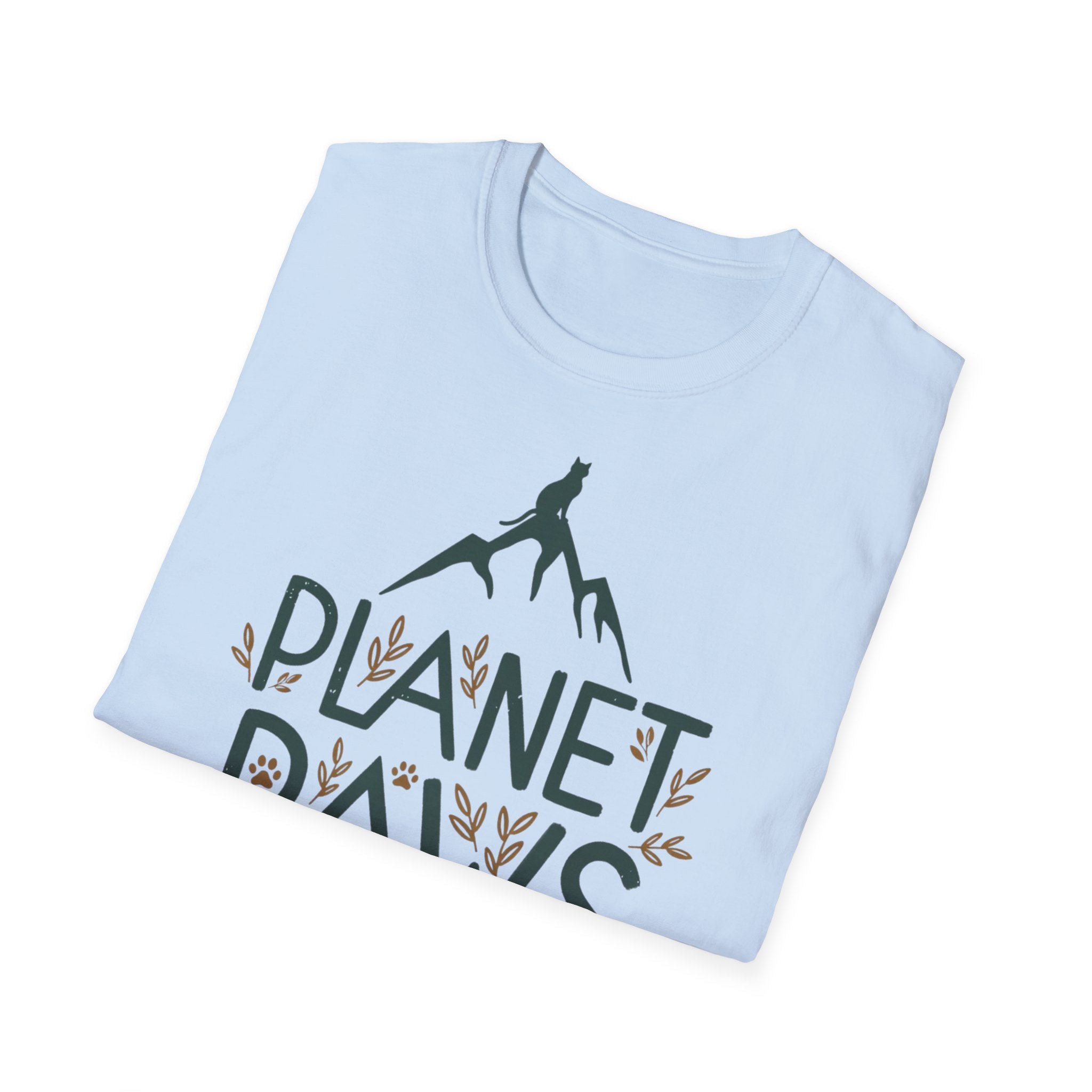 Planet Paws T-Shirt — "Planet Paws pour un monde meilleur" Eco & Pet Lover Tee