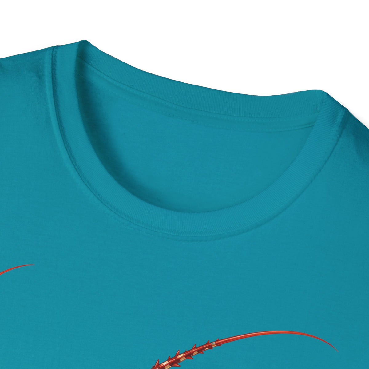 T-shirt illustré avec un homard — « Je n’ai pas peur »