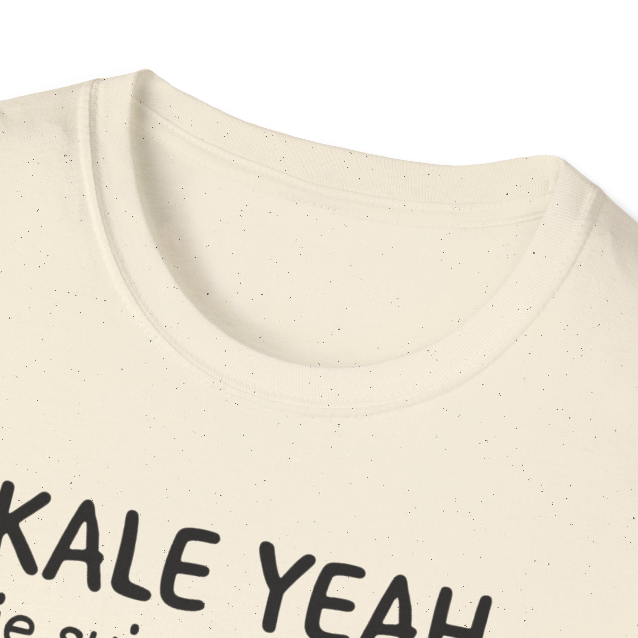 Kale Yeah Cat T-Shirt – Cute Vegan/eco-friendly Graphic Tee ("je suis éco-pailu")
