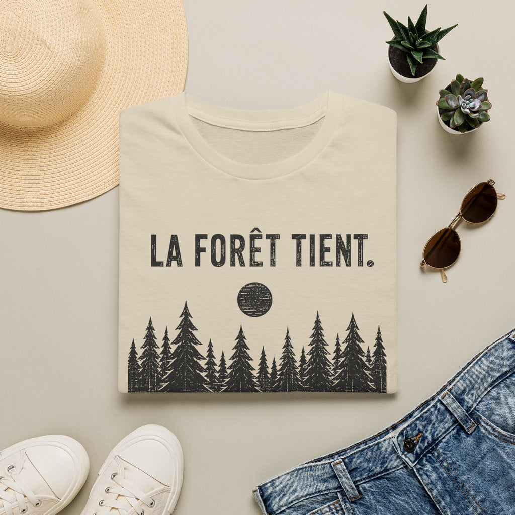 T-shirt « La forêt tient » — T-shirt graphique sur le thème des bois