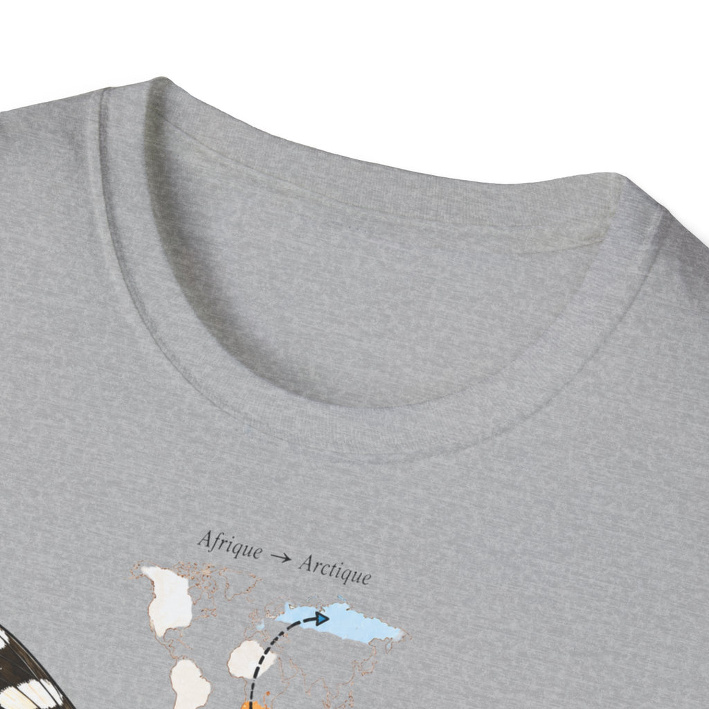 T-shirt illustré avec papillon