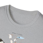 T-shirt illustré avec papillon