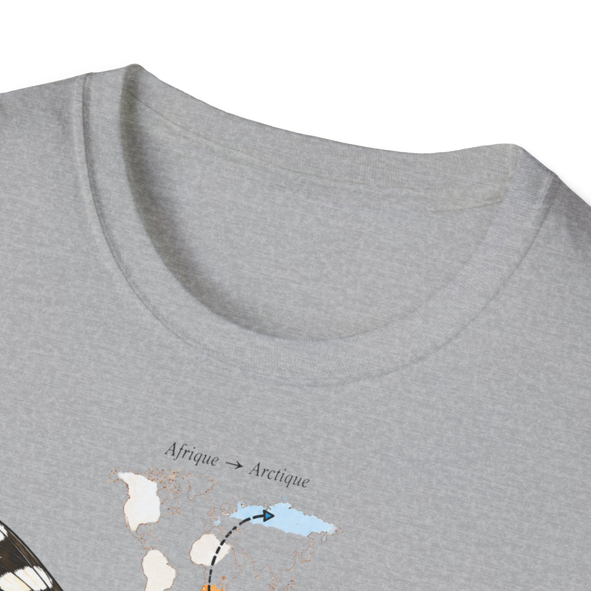 T-shirt illustré avec papillon