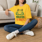T-shirt illustré avec grenouille — « Indicateur de qualité »