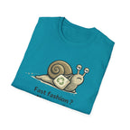 Eco Snail T-Shirt — "Fast fashion? Non merci" Sustainable Fashion Tee