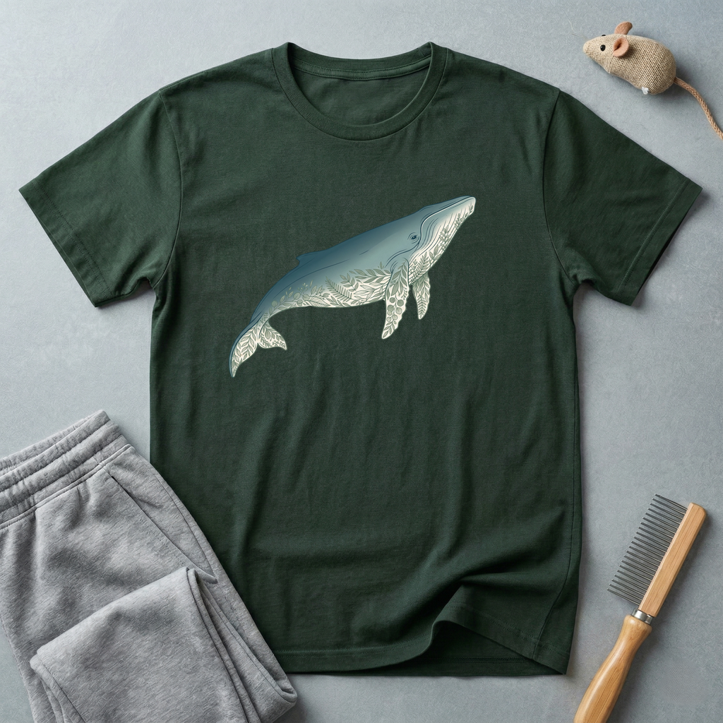 T-shirt graphique baleine — T-shirt faune marine