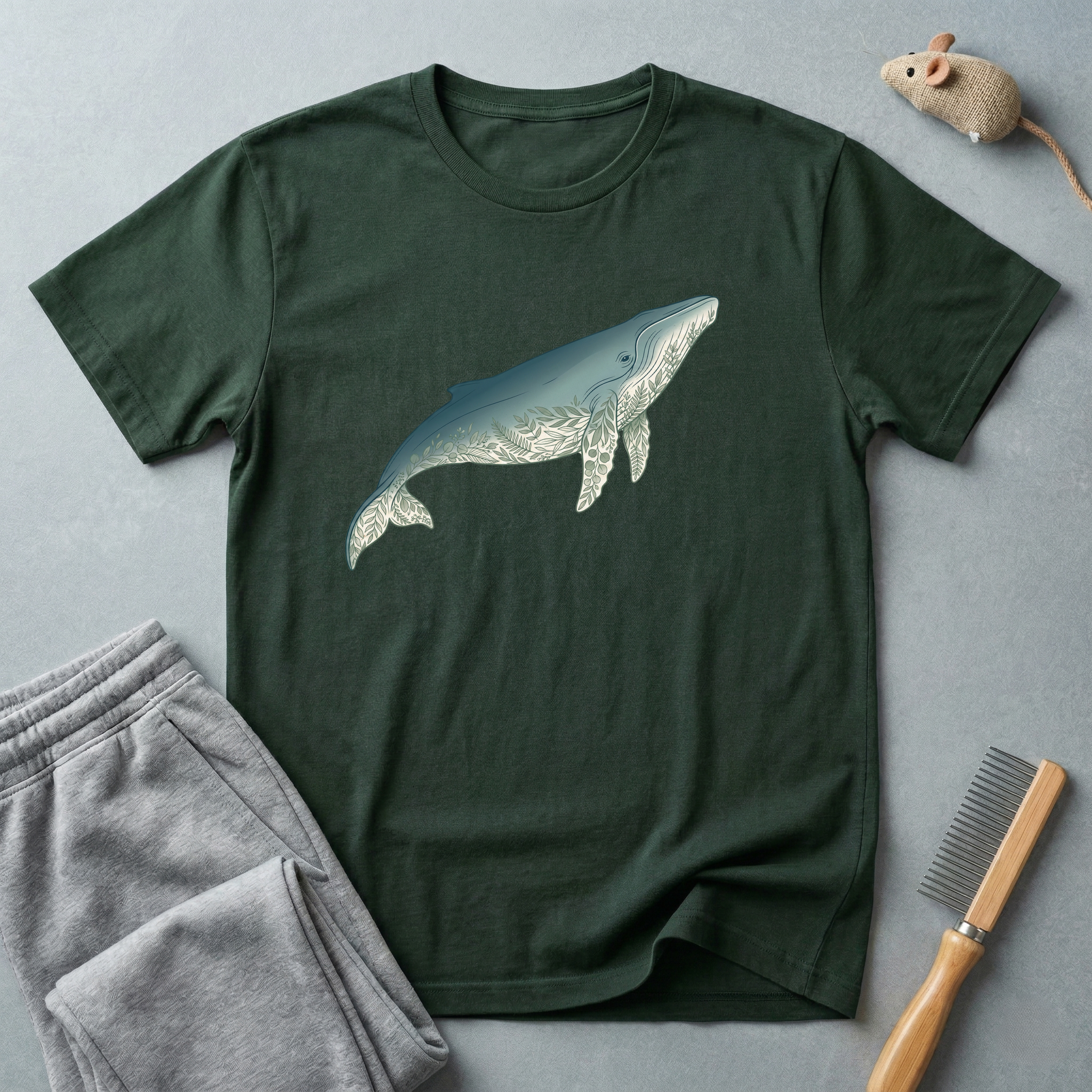 T-shirt graphique baleine — T-shirt faune marine