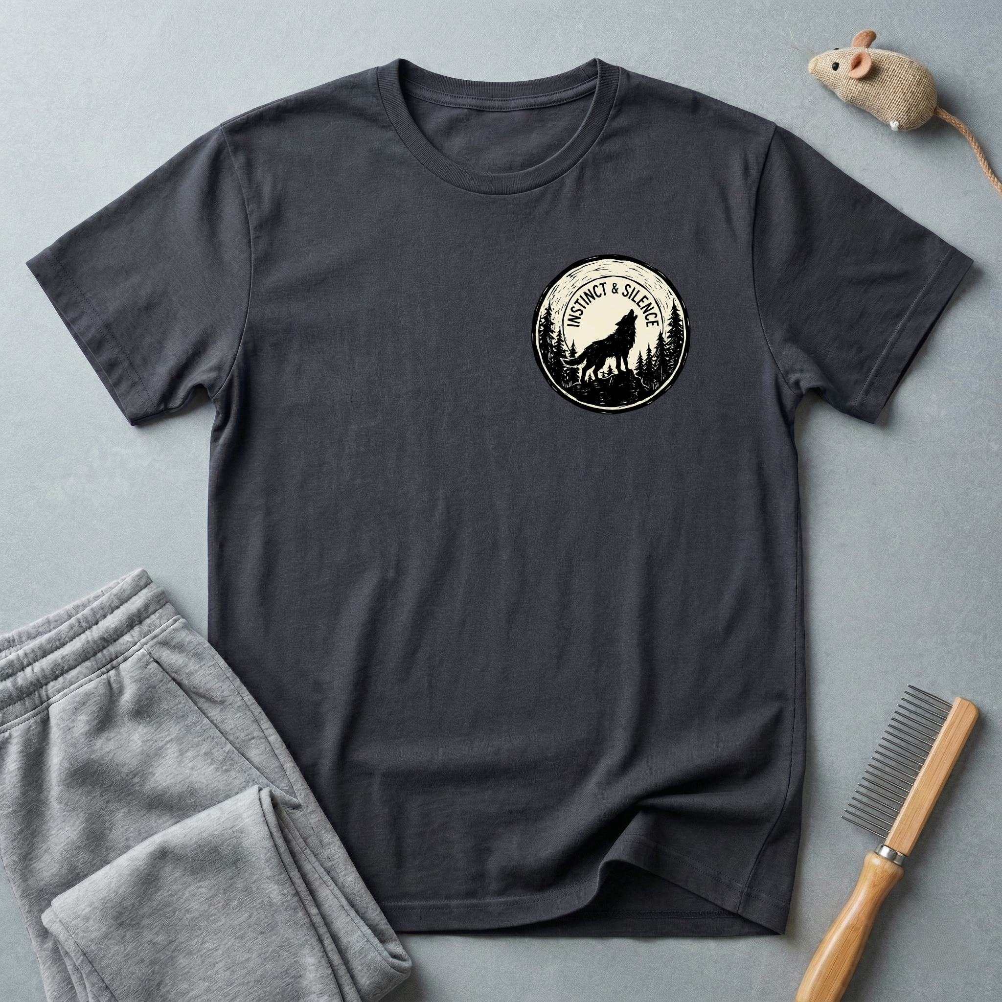T-shirt «Blason du Loup de la Lune»