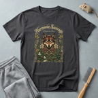 T-shirt Loup Floral — «Sauvagement Féroce» T-shirt graphique nature vintage 🐺🌿