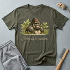 T-shirt Gorille Art Vintage — «Force de la nature.»