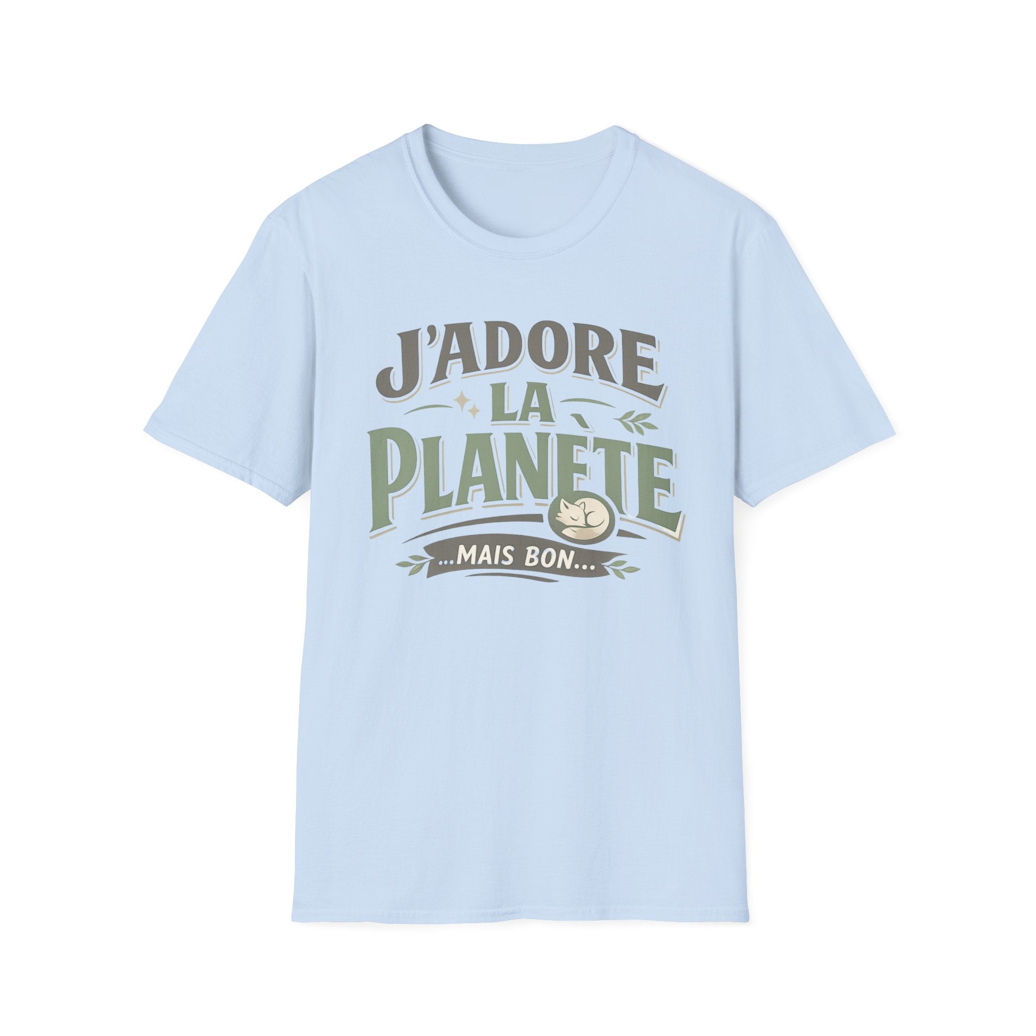 J'adore la Planète T-Shirt — French Eco-Friendly Love Tee