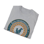 Eco-Responsible Pet T-Shirt — "Eco-responsible for them and the planet"