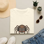 T-shirt illustré avec araignée — « J’ai huit yeux »