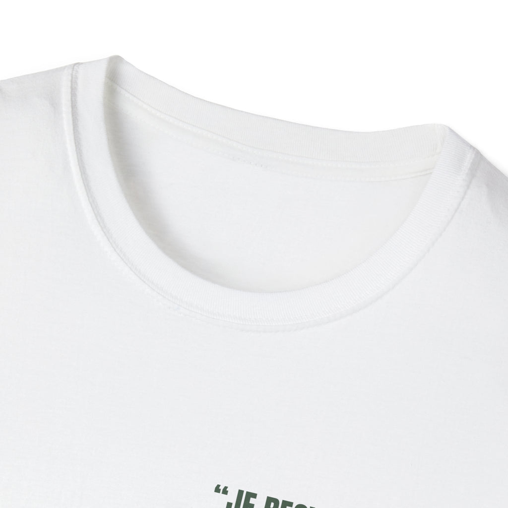 T-Shirt — "I recycle my mistakes" Graphic Tee with Recycling Camera Art