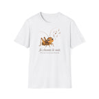 T-shirt illustré avec grillon — « Je chante le soir » — Adorable grillon chanteur