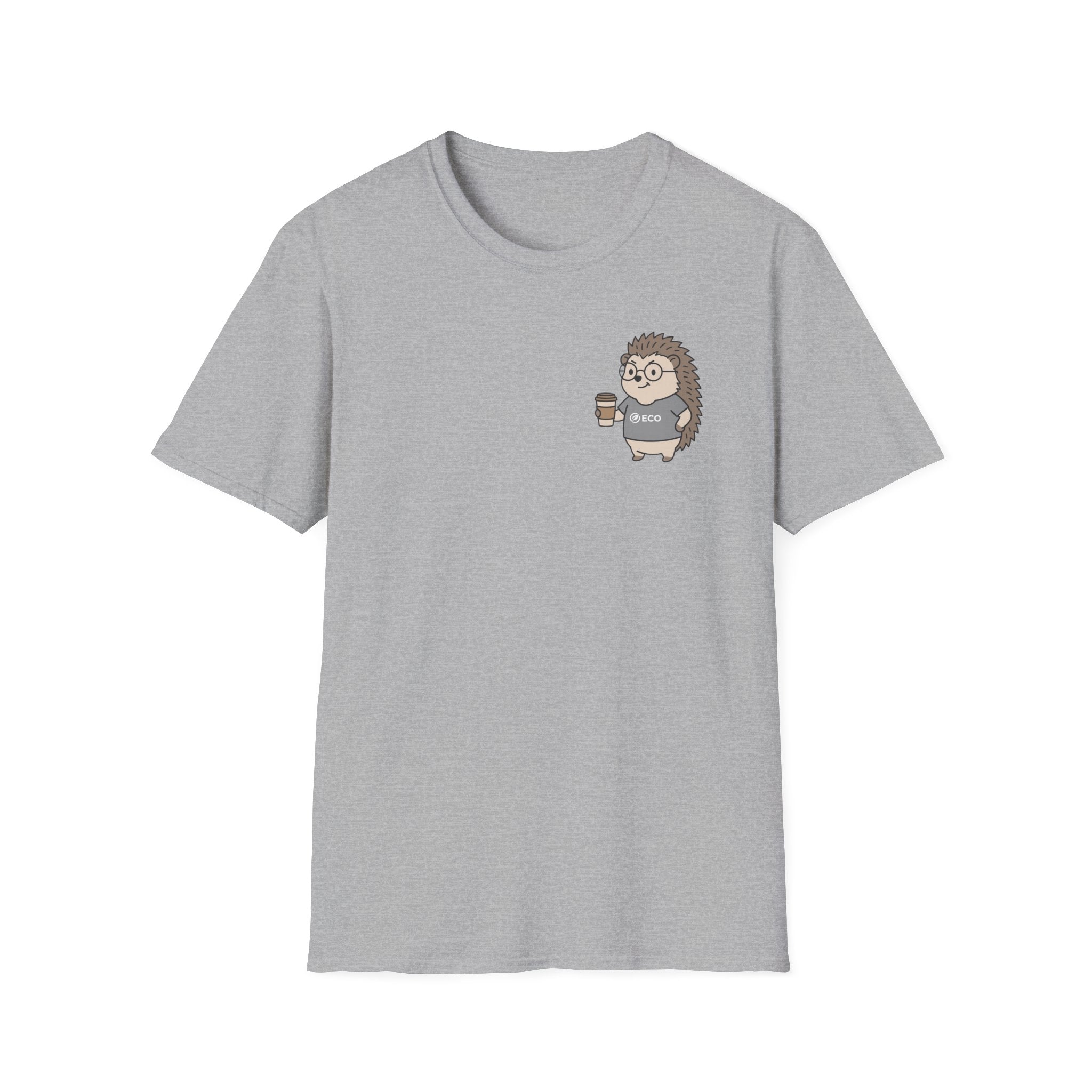 Hedgehog Coffee T-Shirt — Cute Coffee Lover Graphic Tee