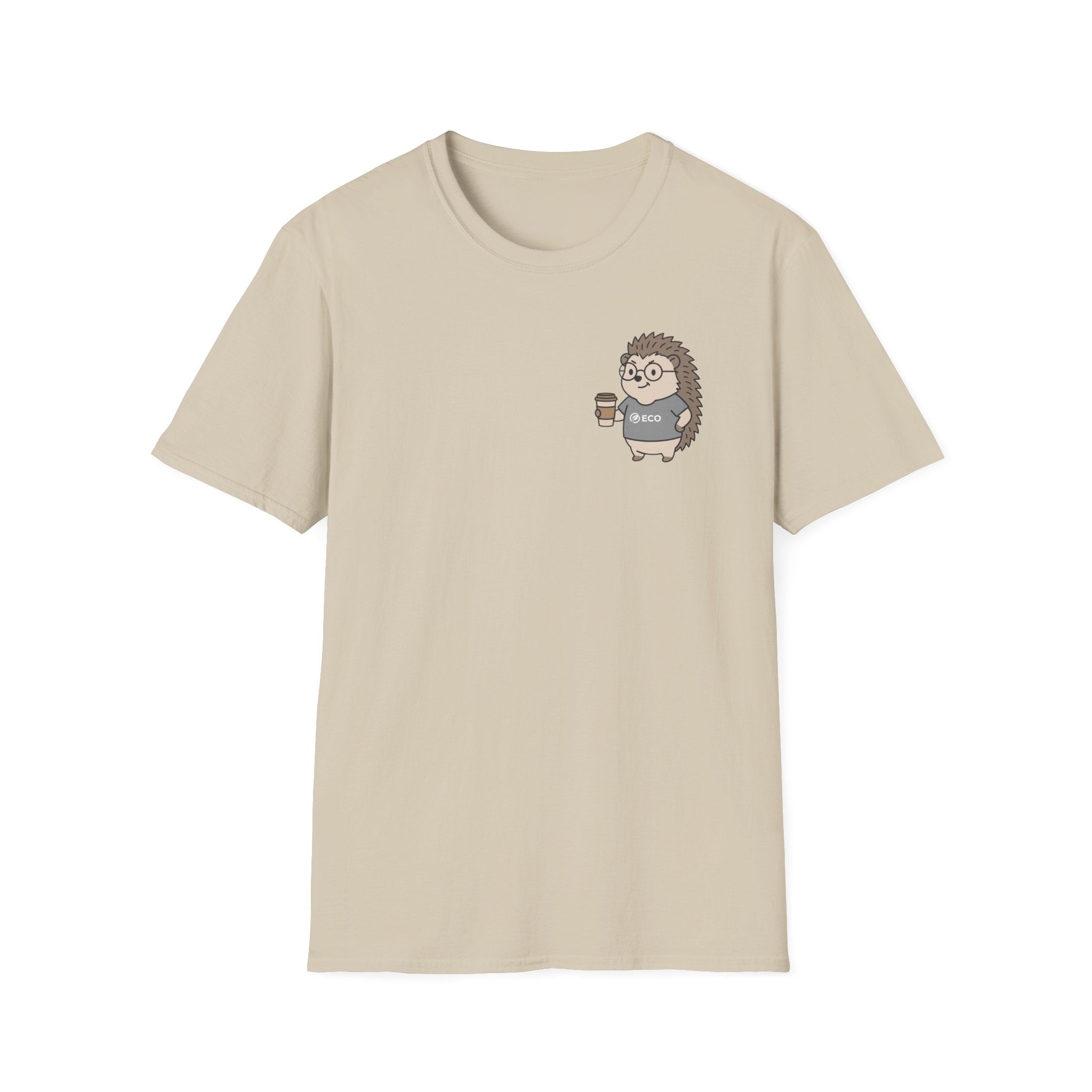 Hedgehog Coffee T-Shirt — Cute Coffee Lover Graphic Tee