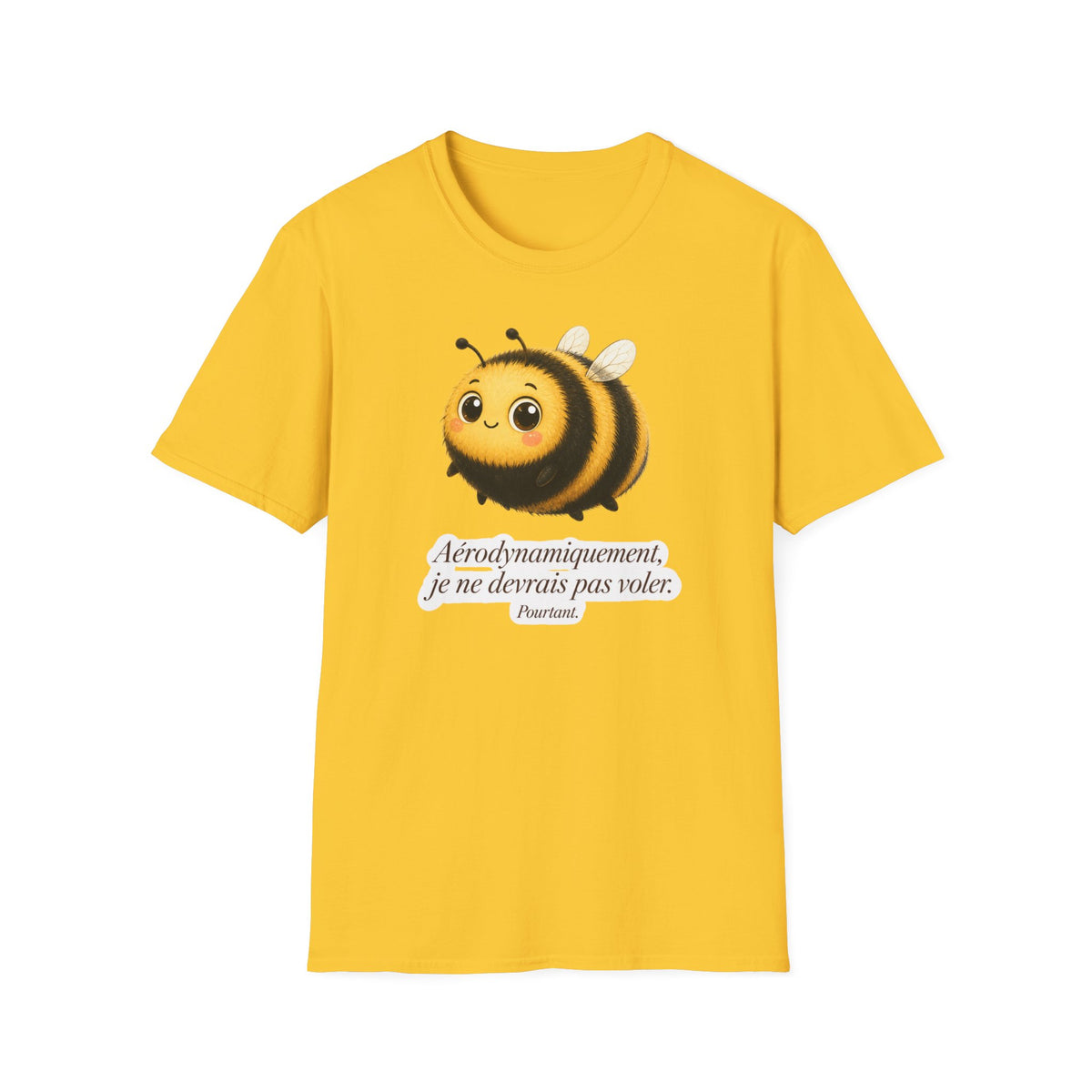 T-shirt Abeille mignonne — Adorable illustration de bourdon