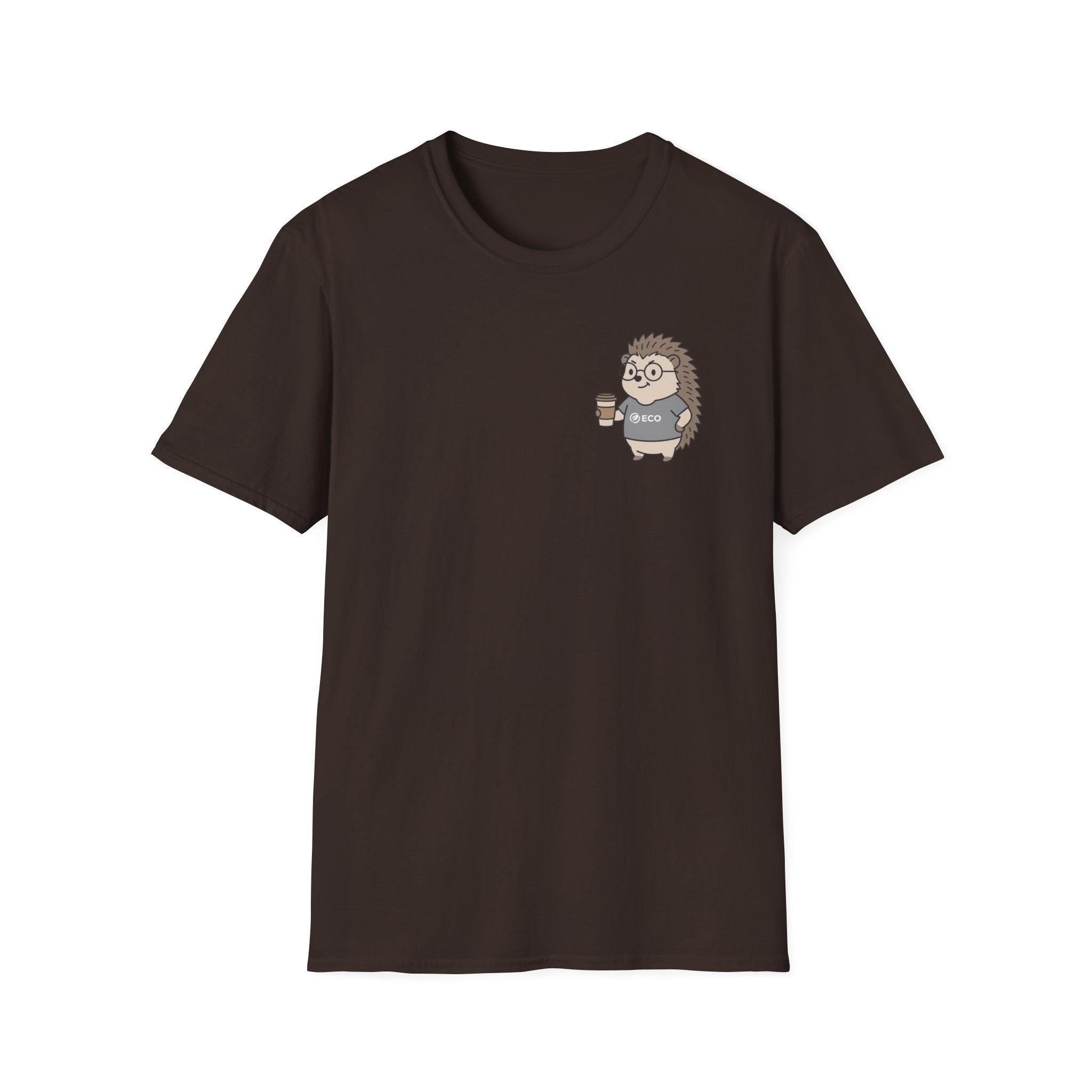 Hedgehog Coffee T-Shirt — Cute Coffee Lover Graphic Tee