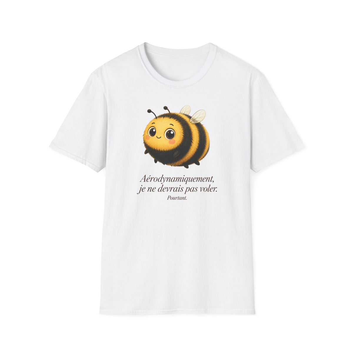 T-shirt Abeille mignonne — Adorable illustration de bourdon