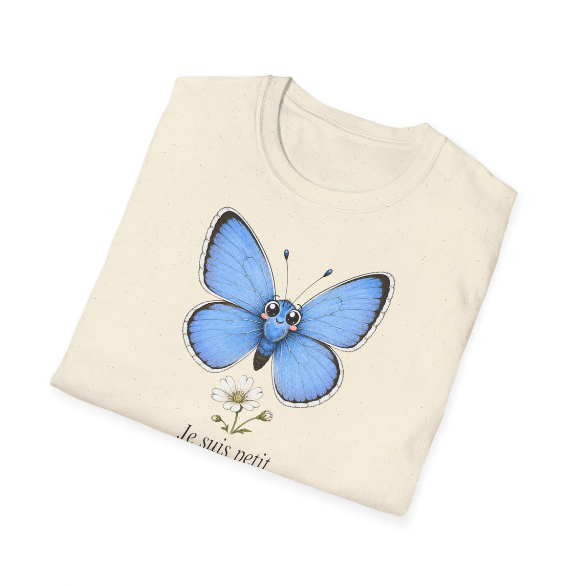 T-shirt papillon bleu