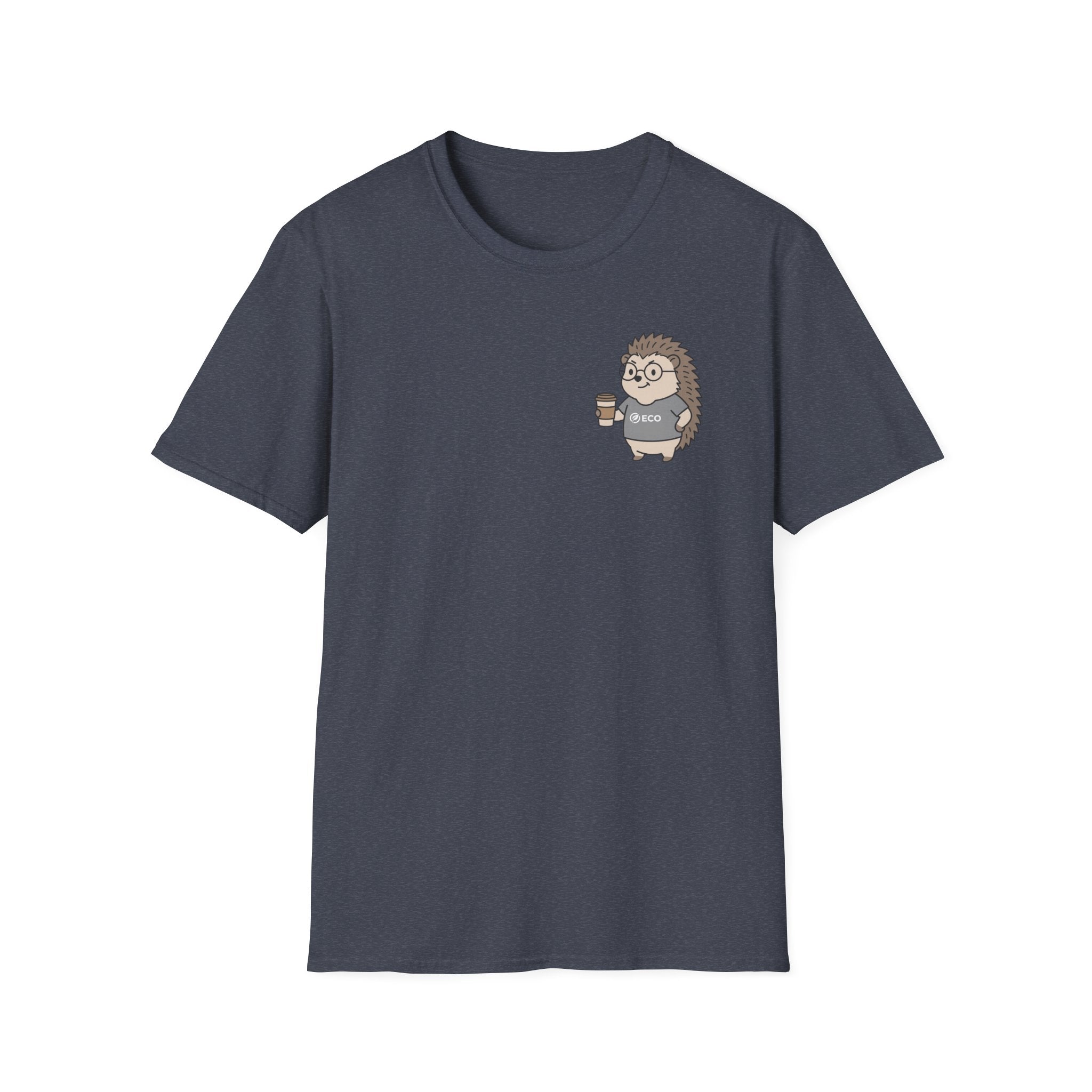 Hedgehog Coffee T-Shirt — Cute Coffee Lover Graphic Tee