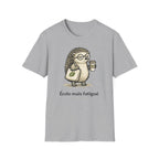 Eco Hedgehog T‑Shirt — "Écolo mais fatigué" Cute Eco-Friendly Graphic Tee