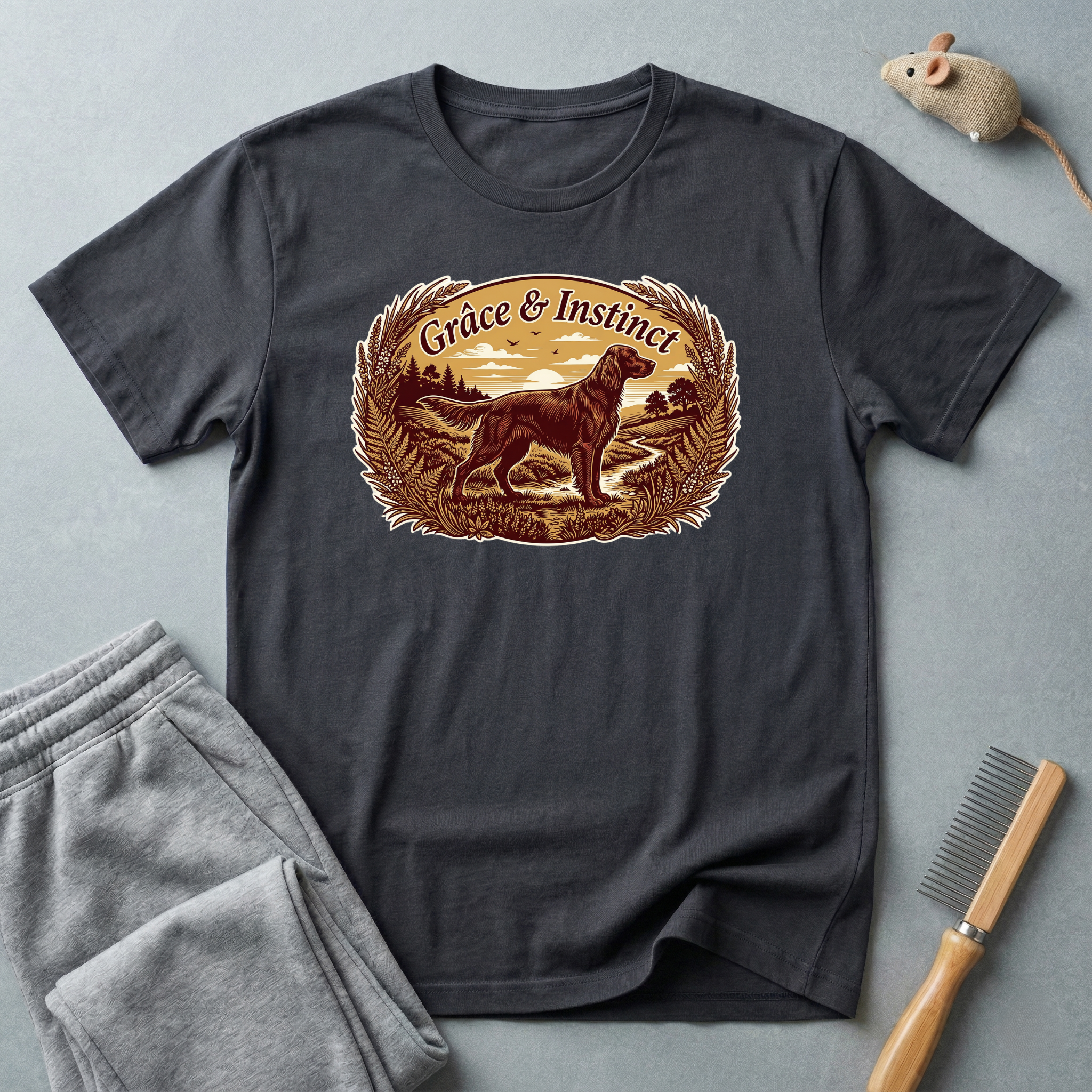 T-shirt Renard «Grâce & Instinct» — T-shirt graphique vintage de faune sauvage pour les amoureux de la nature