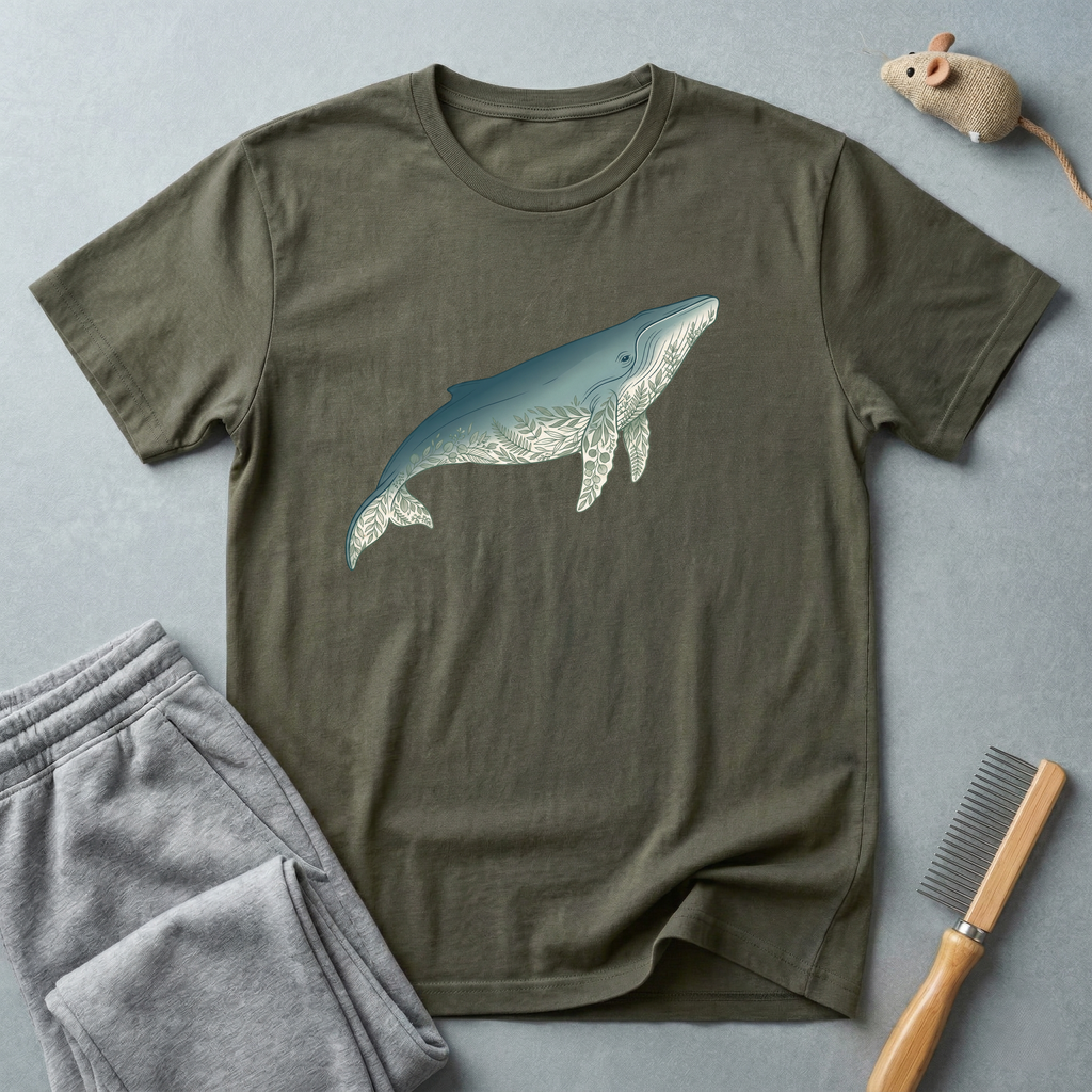 T-shirt graphique baleine — T-shirt faune marine