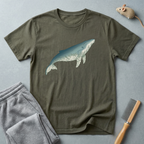 T-shirt graphique baleine — T-shirt faune marine