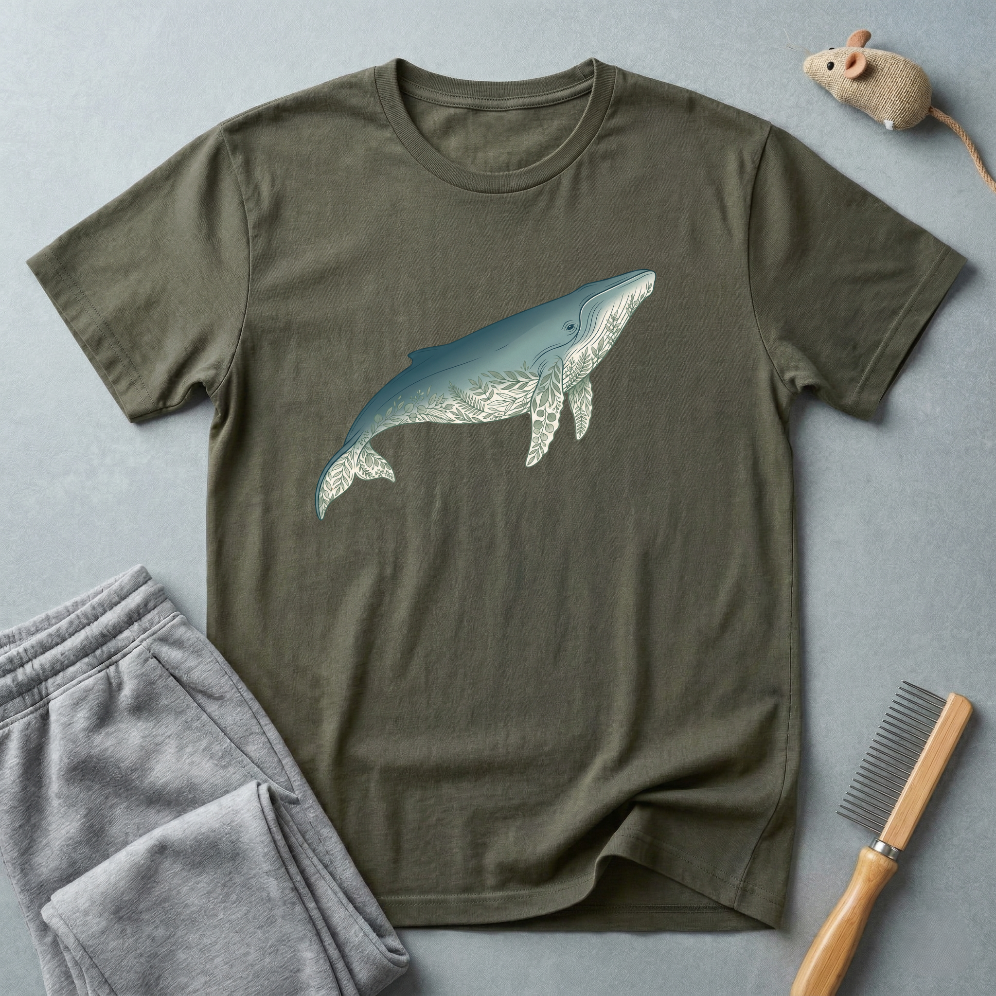 T-shirt graphique baleine — T-shirt faune marine