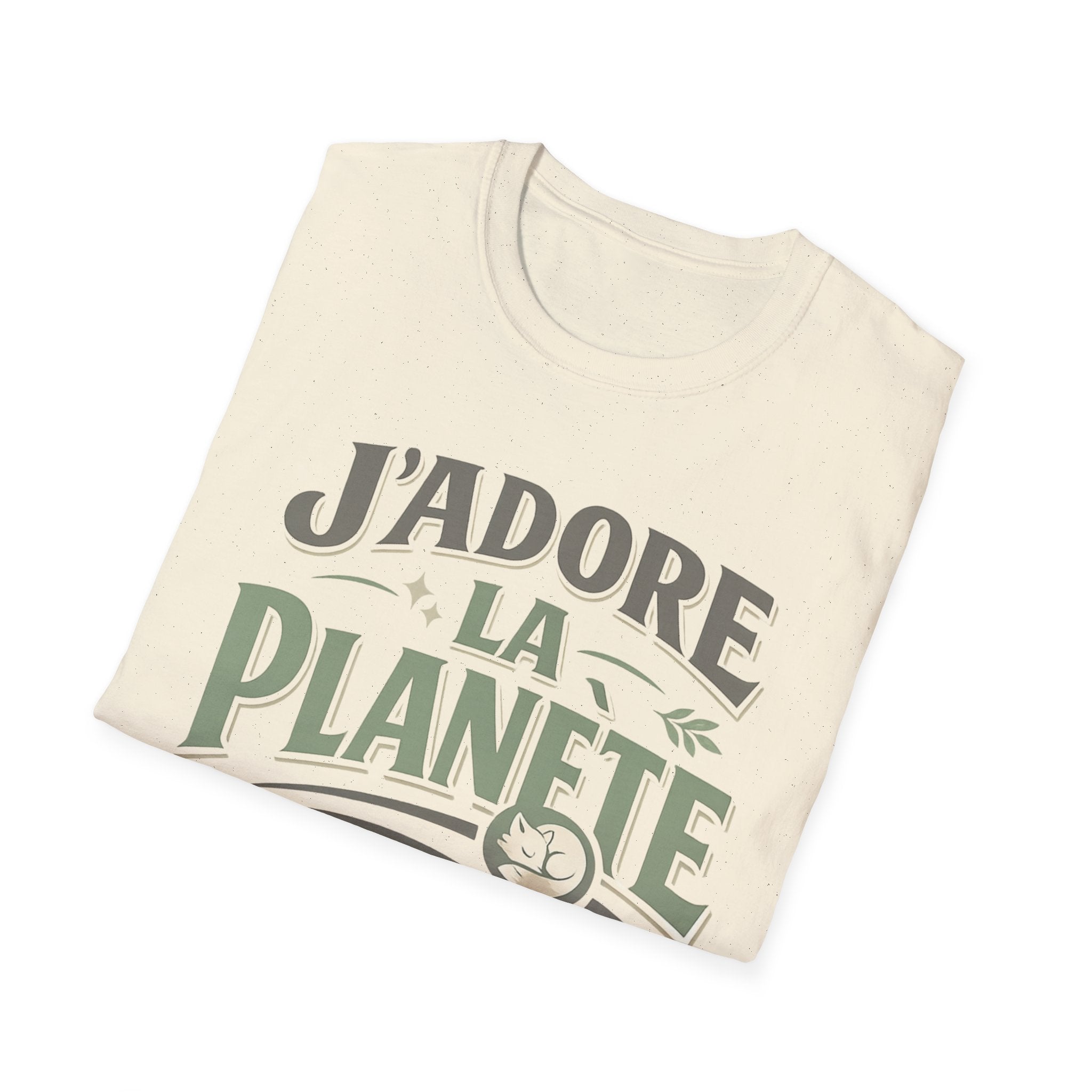 J'adore la Planète T-Shirt — French Eco-Friendly Love Tee