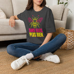 T-shirt graphique Abeille — « Sans elles, plus rien. » — T-shirt féministe en hommage aux pollinisatrices