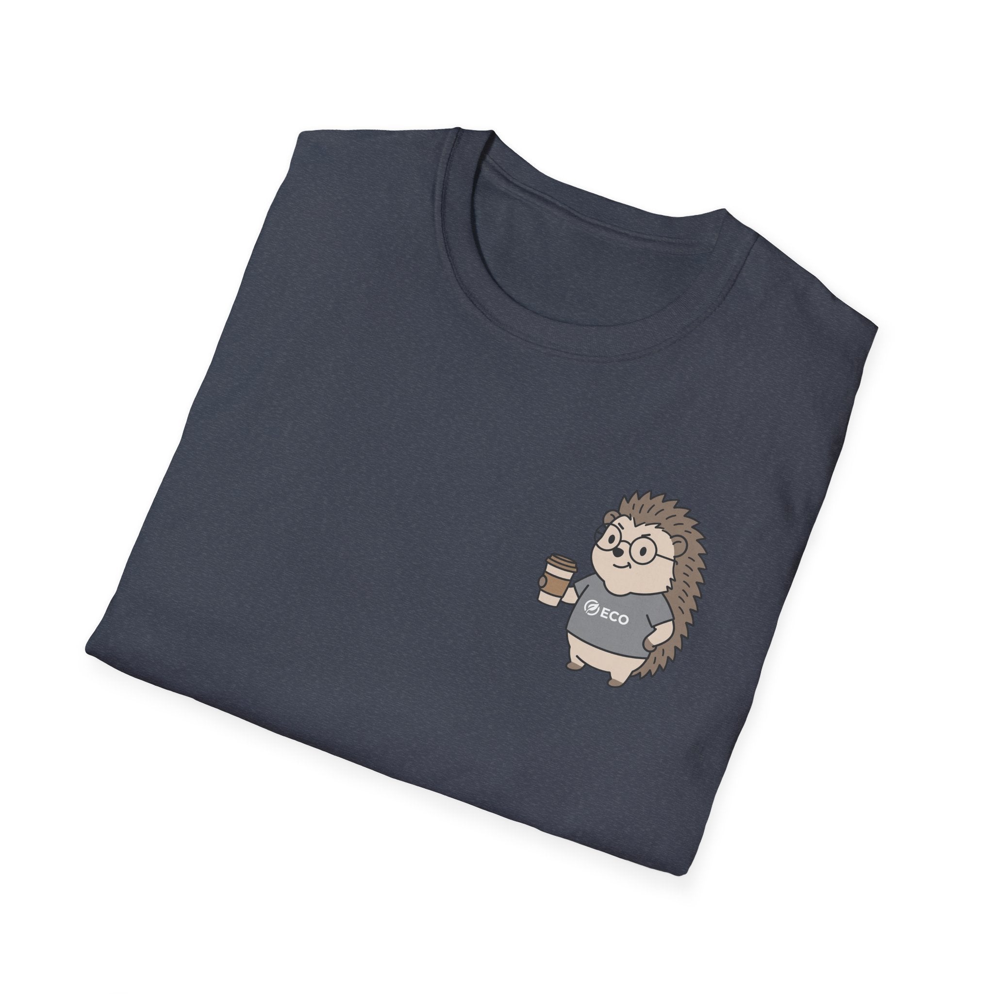 Hedgehog Coffee T-Shirt — Cute Coffee Lover Graphic Tee