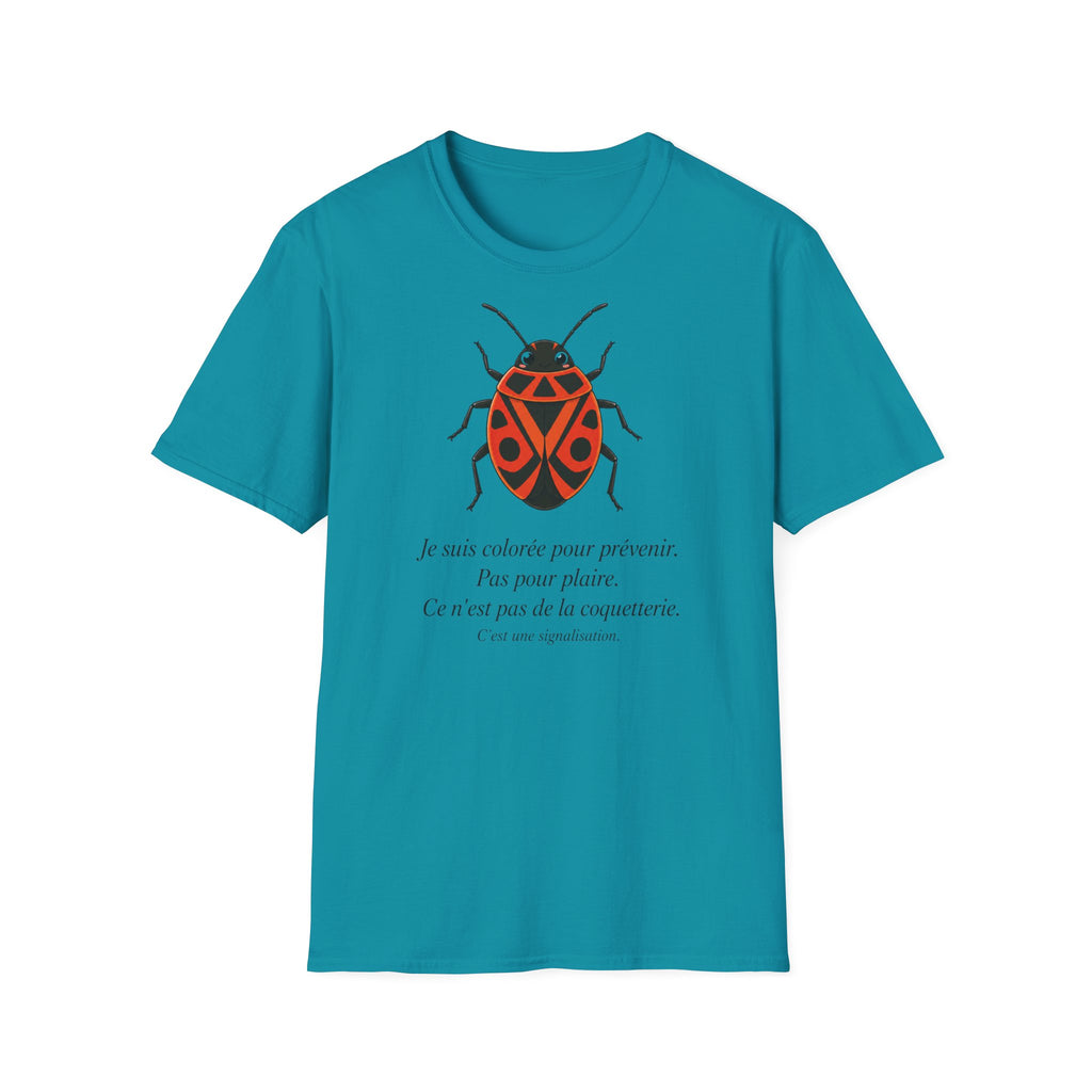 T-shirt illustré avec coccinelle