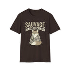 Sauvage Mais Au Chaud Fox T-Shirt — Cozy Vintage Fox Graphic Tee