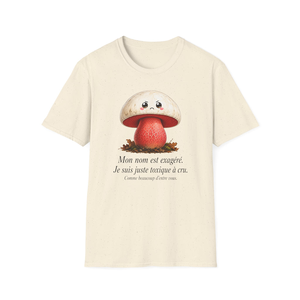 T-shirt avec adorable champignon rouge — T-shirt avec illustration de champignon kawaii