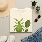 T-shirt Insecte-feuille — Illustration botanique d’un phasme