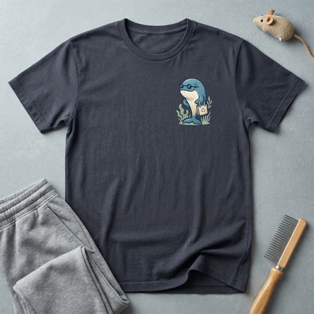 T-shirt graphique Baleine avec sac écolo